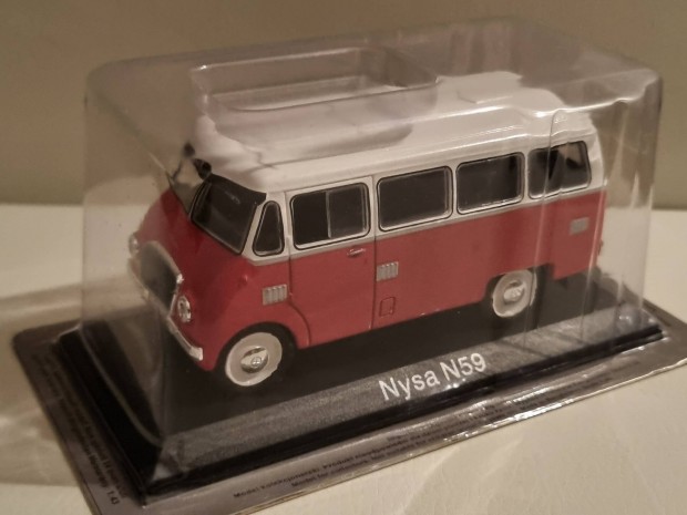 Deagostini 1:43 j bontatlan modell 1/43 Nysa N59 mikro busz