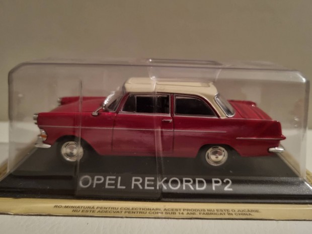 Deagostini 1:43 j bontatlan modell 1/43 Opel Rekord P2