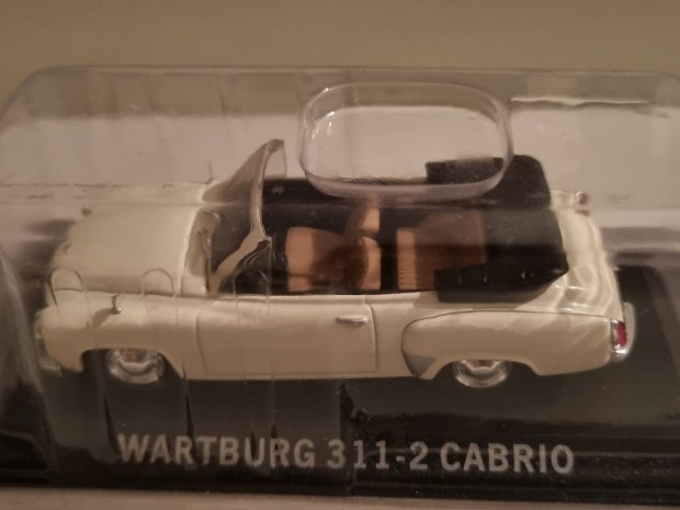 Deagostini 1:43 j bontatlan modell 1/43 Wartburg 311 Cabriolet