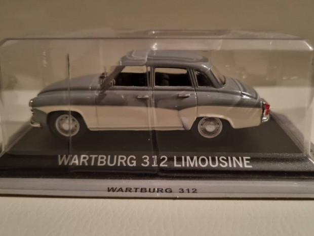 Deagostini 1:43 j bontatlan modell 1/43 Wartburg 312 Limousine
