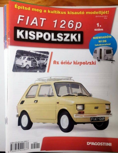 Deagostini Legendás buszok a múltból / Fiat 126p (Kispolszki) újságsor