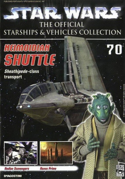 Deagostini Star Wars 70 - Neimoidian Shuttle magazin, jsg