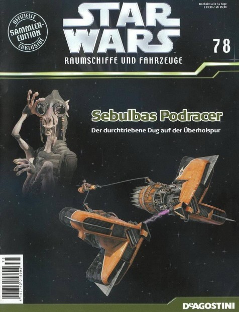 Deagostini Star Wars 78 - Sebulba's Podracer magazin, jsg