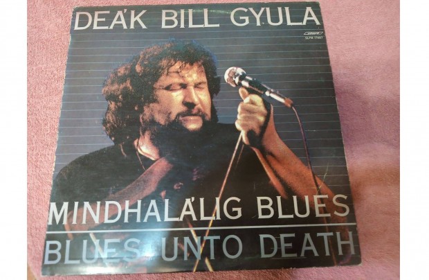 Dek Bill Gyula Mindhallig blues bakelit hanglemez elad