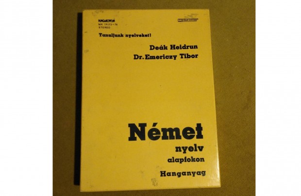 Dek Heidrun, Emericzy Tibor: Nmet nyelv hanganyag (4 kazetta)