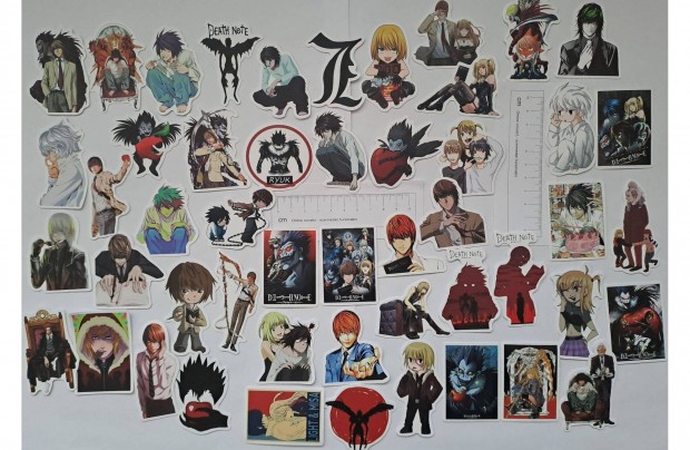 Death Note anime matrica 50 db 4-6 cm j