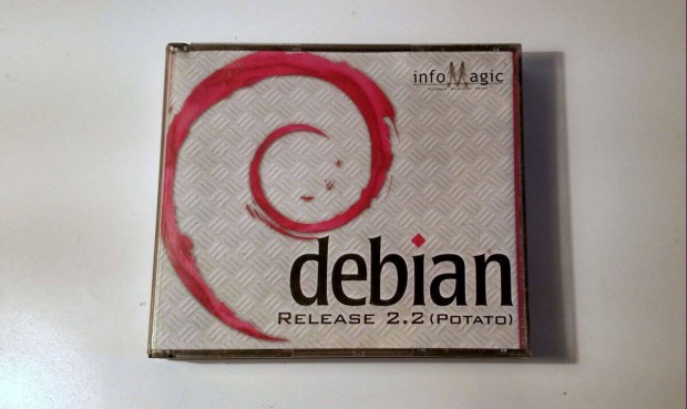 Debian Release 2.2 (Potato) 6CD (2000) teszteletlen