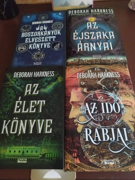 Deborah Harkness A boszorknyok elveszett knyve sorozat olvasatlan 