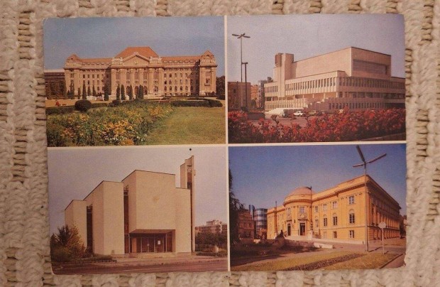 Debrecen képeslap a 80-as évekből. Retro.5 Ft-os ár eredetileg