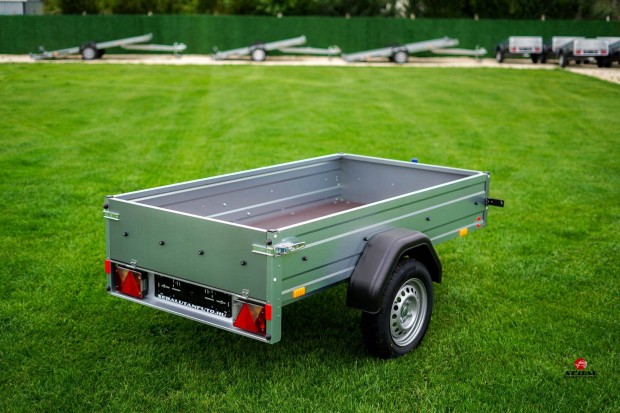 Debrecenben új német Stema 750 kg-os (2x1m) utánfutó Csak 339.000 Ft