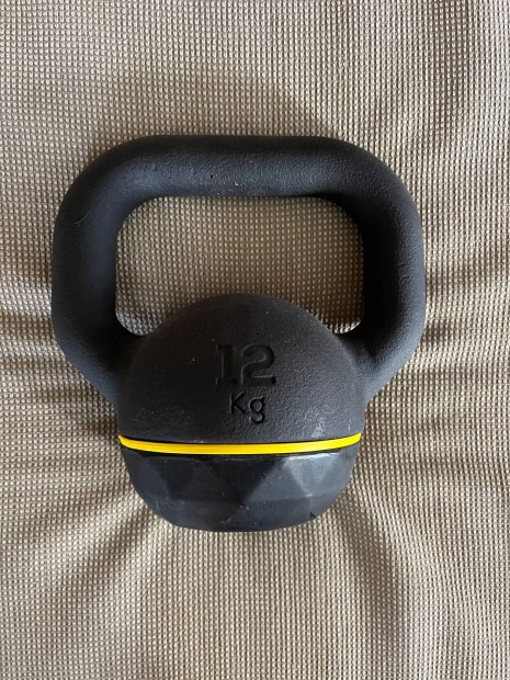 Decathlon - Kettlebell gumitalppal, 12 kg (Corength)