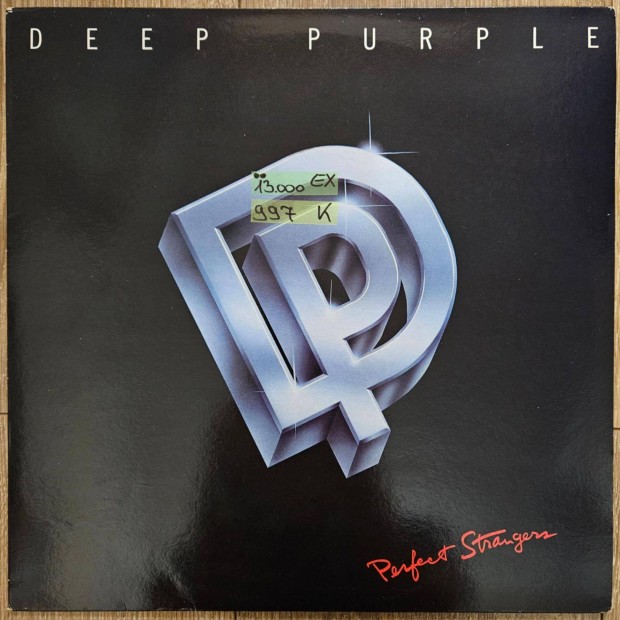 Deep Purple Perfect Strangers bakelit lemez, hanglemez LP (997)