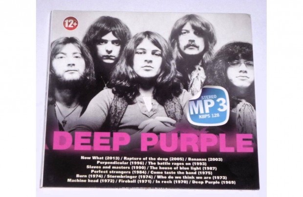 Deep Purple - Digipak 12 Albumos MP3 CD Russian bootleg label