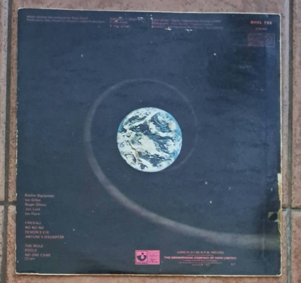 Deep Purple : Fireball (1971) bakelit lemeze