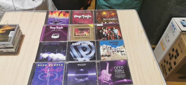 Deep Purple cd lemezek.
