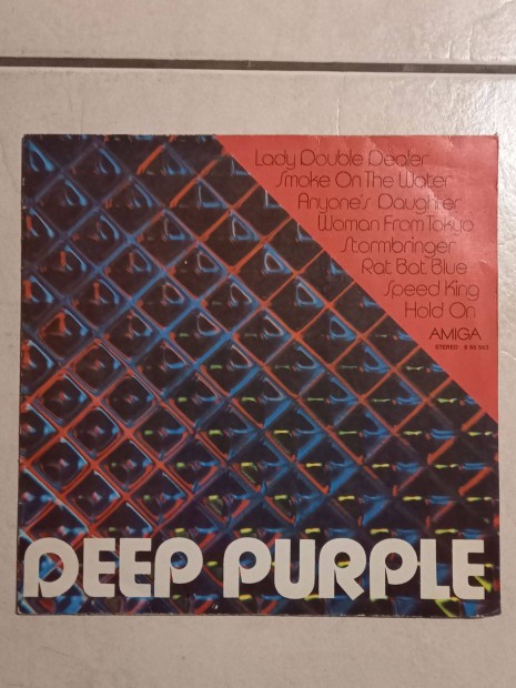 Deep purple bakelit lemez