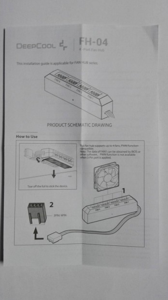 Deepcool FH-04 venti eloszt