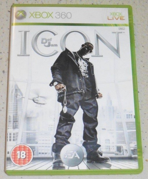 Def Jam Icon (Rapperes, Verekeds) Gyri Xbox 360 Jtk