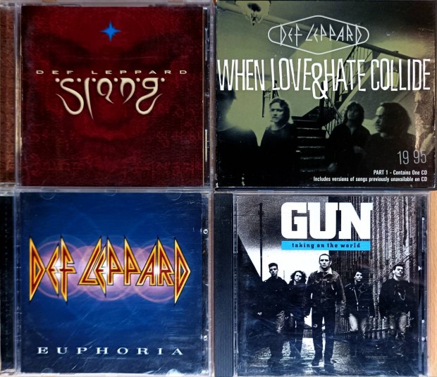 Def Leppard, Gun cd lemezek