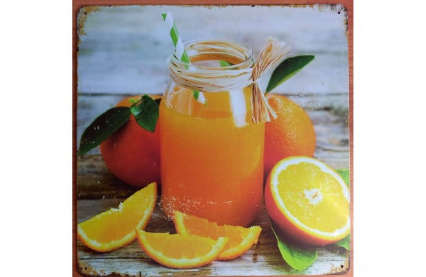 Dekorcis fm tbla 30x30cm (Friss Narancsl - fresh orange juice)