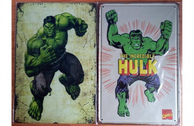 Dekorációs fém tábla (A Hihetetlen Hulk)