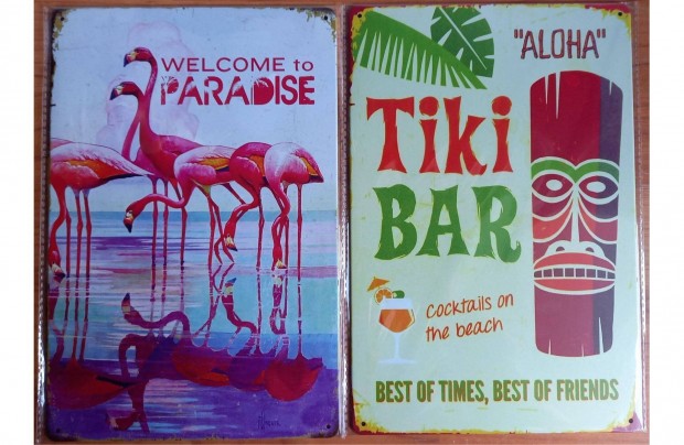 Dekorcis fm tbla (Isten Hozott A Paradicsomban - Aloha Tiki BAR)