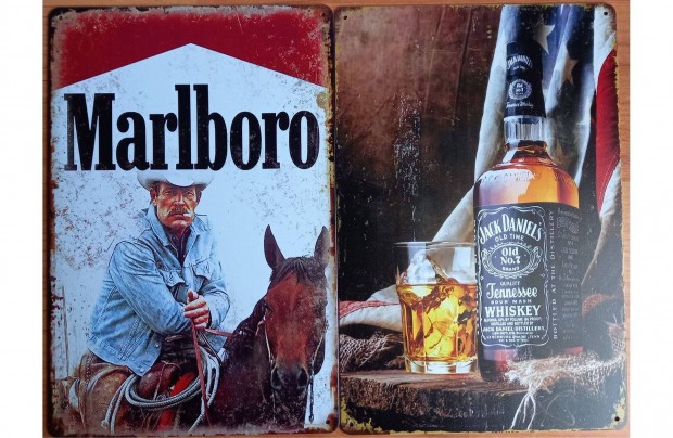 Dekorcis fm tbla ( Marlboro Ikonikus Retro Reklm - Jack Daniels O