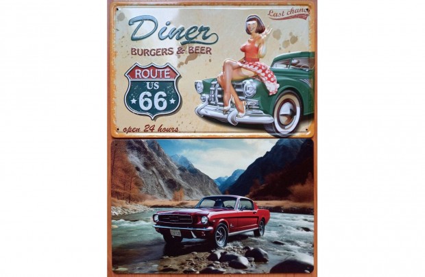 Dekorcis fm tbla ( U.S. Route 66 Burgers & Beer - Mustang)