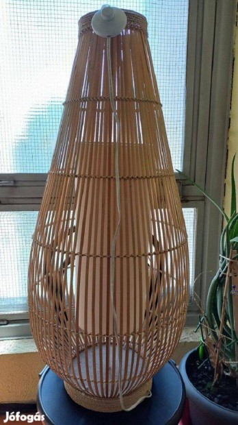 Dekoratv Lmpa lllmpa 94cm kzzel kszlt bambusz fons szrt fny
