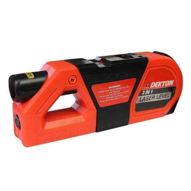Dekton 3az1-ben Lézeres szintező vízmérték kereszt vízszintes-függől