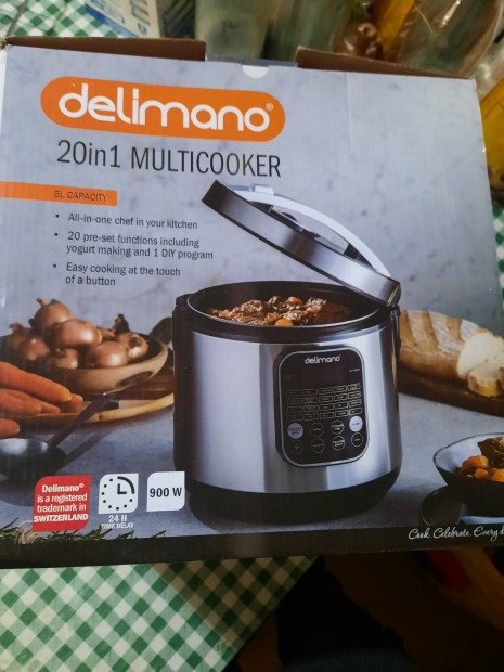 Delimano 20in1 multicooker, fzedny teljesen j