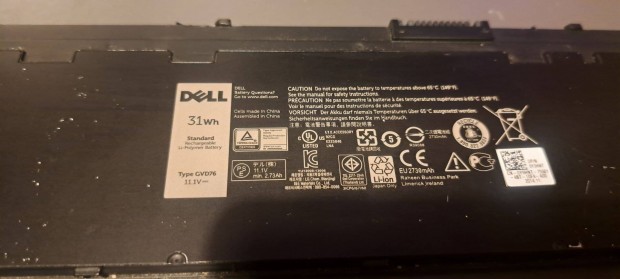 Dell 31wh laptop Li-akkumultor