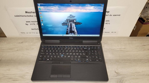 Dell 7510 i5-6300HQ 16Gb ram, 512 SSD Nvidia videókártyával, számlával
