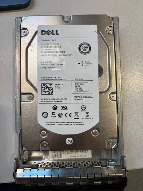 Dell Cheetah 15K 300GB HDD hasznlt elad