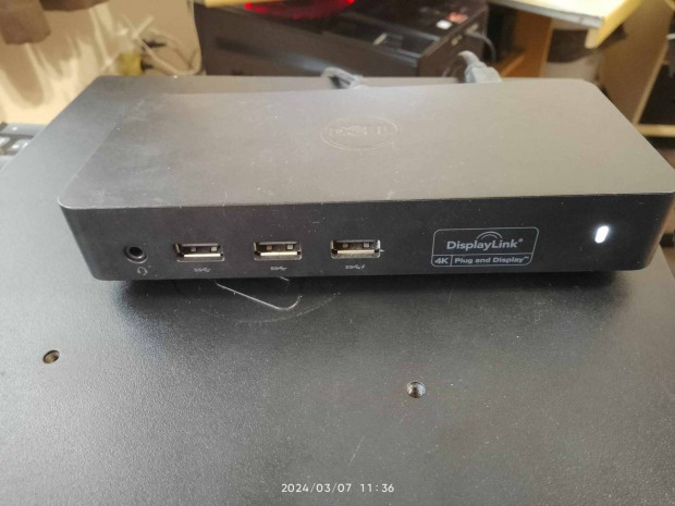 Dell D3100 dokkol lloms s port repliktor Vezetkes USB 3.2 Gen 1