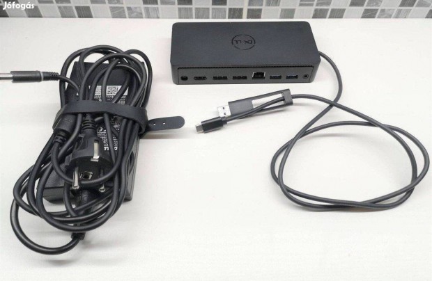 Dell D6000 univerzlis dokkol +130-180W tlt USB-C/USB-A Displaylink