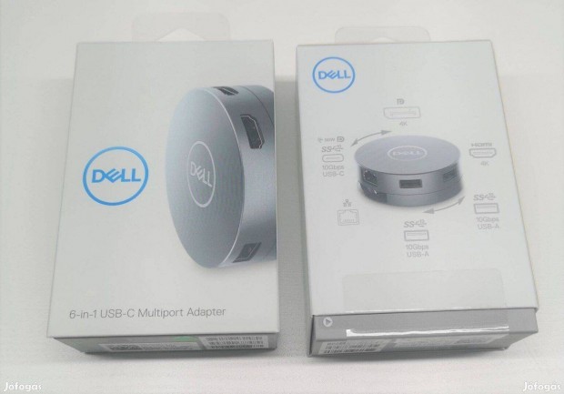 Dell DA305 6-in-1/ DA310 7-in-1 multiport adapter, USB-C dokkol (j)