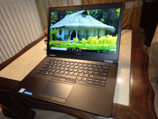 Dell E7470 Core i5 kamers ultrabook, WIN 10, 8 GB ram, 256 GB SSD, 2H