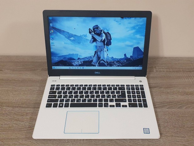 Dell G3 fehér gamer laptop i5-8300H Gtx1050 4GB 16GB DDR4 256+1000GB