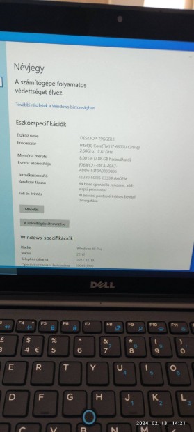 Dell I7-6600 14" Laptop