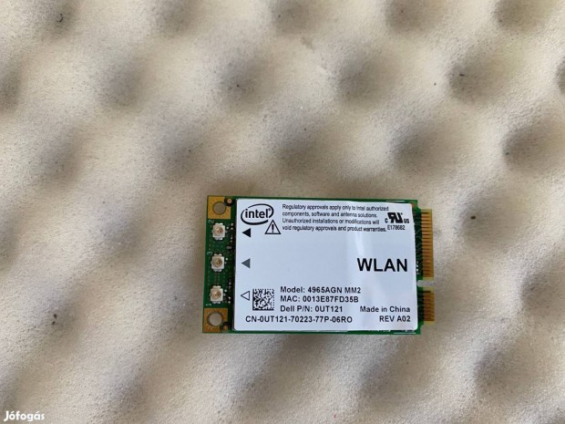 Dell Intel Pro Wireless Wifi 4965AGN 802.11 ab/g/n Minicard D630 UT121