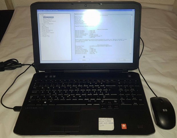Dell Latitude E5530 Intel Core i5-3230M 2,66 GHz laptop notebook j