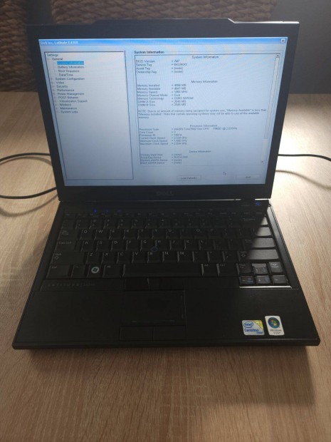 Dell Latitude E6400 laptop 14,1" 1440x900, Intel C2D, 4GB DDR3,szmla