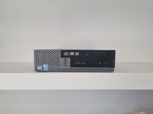 Dell Optiplex 790 uSFF Intel 2. genercis i3 asztali PC, SSD-vel