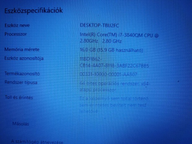 Dell Precision M4700 laptop i7