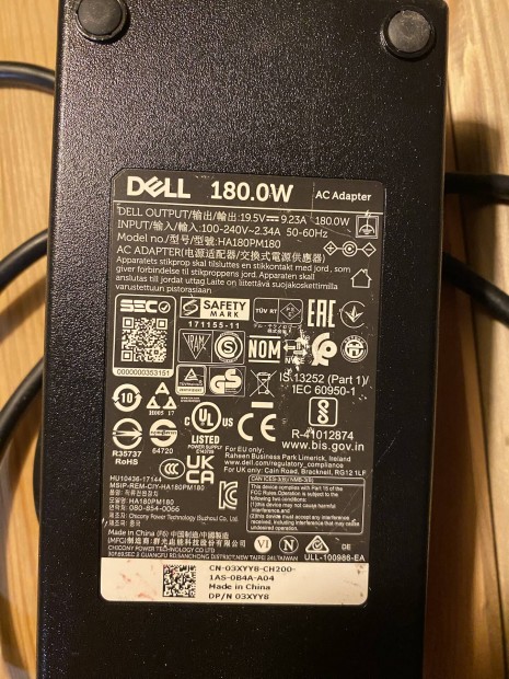 Dell laptop tlt 180 W