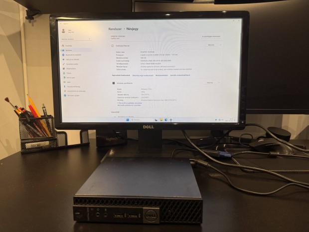 Dell mini pc monitorral