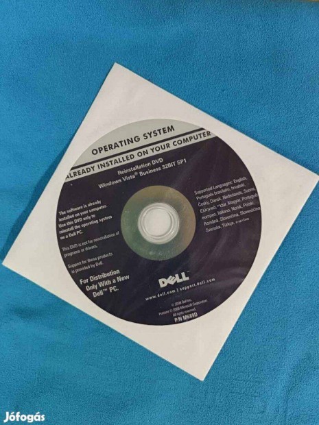 Dell jratelepts DVD Windows Vista Business 32BIT SP1