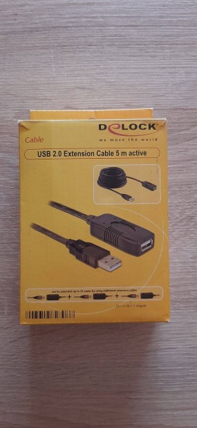 Delock Aktv USB 2.0 hosszabbt kbel 5M