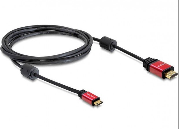 Delock HDMI-A male to HDMI Mini-C male 4K, kbel 3m